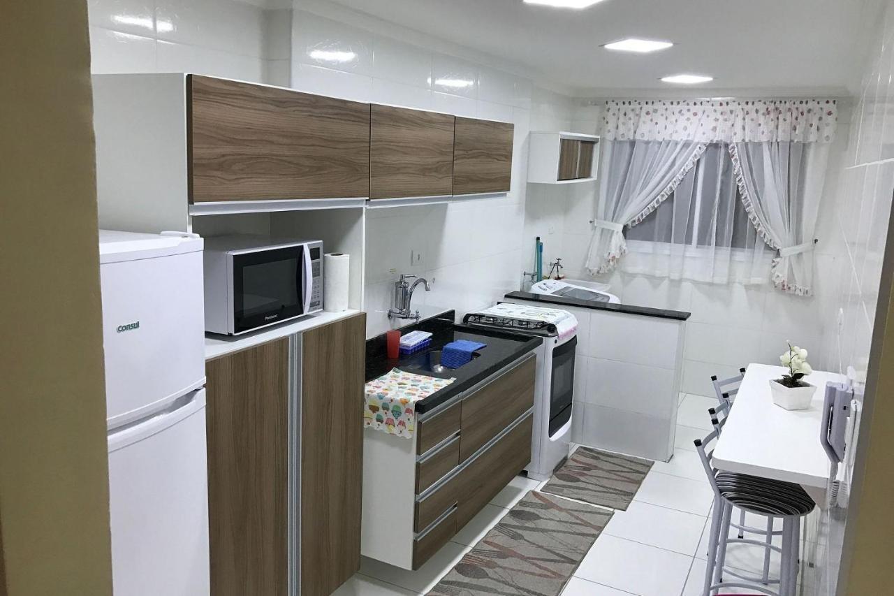 Apartamento No Canto Do Forte, Luxuoso E Confortavel, 2 Suites, Varanda Gourmet プライア・グランデ エクステリア 写真